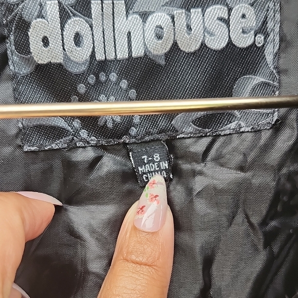 Dollhouse Kids Plush Black Vest - Picture 3 of 7